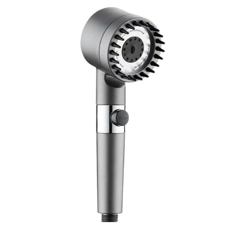 Shower Head Set With Massage Head Mode-Switching Watering Modes